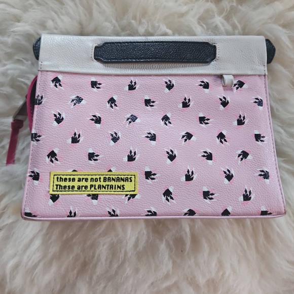 Min & Mon Pink and Black Crossbody Bag - Picture 2 of 11